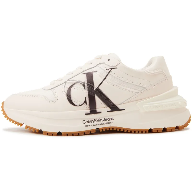 CKJ CALVIN KLEIN JEANS Low top Chunky Sneakers Men's Beige
