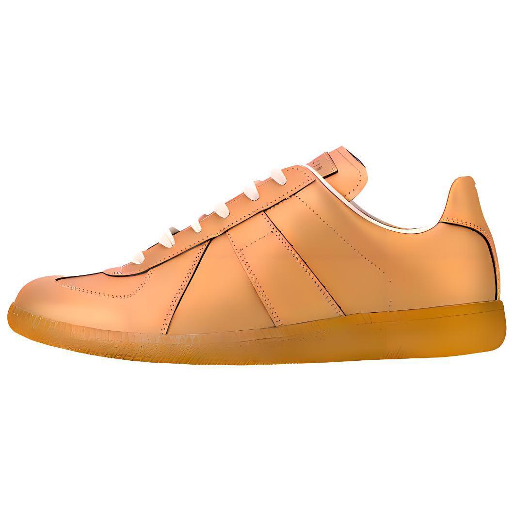 Женские кеды Maison Margiela Replica (коричневые)
