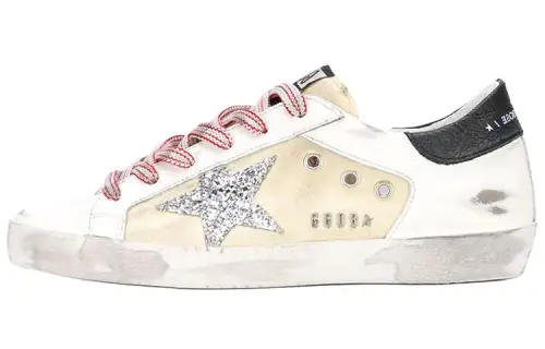 Golden Goose Super Star Low top Skateboard Shoes Women's White