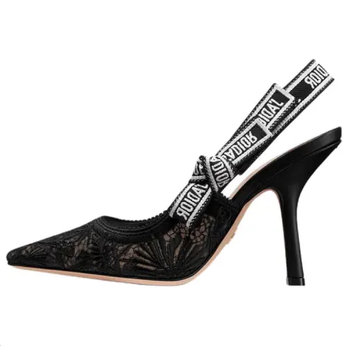 DIOR J'Adior Slim Heel High Heels 10cm Women's Black