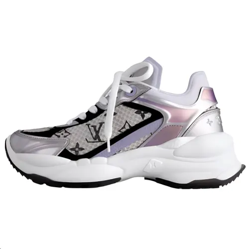 LOUIS VUITTON Run 55 Low top Casual Shoes Women's Purple