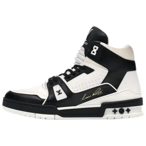 LOUIS VUITTON Lv Trainer Hi 'Black White'