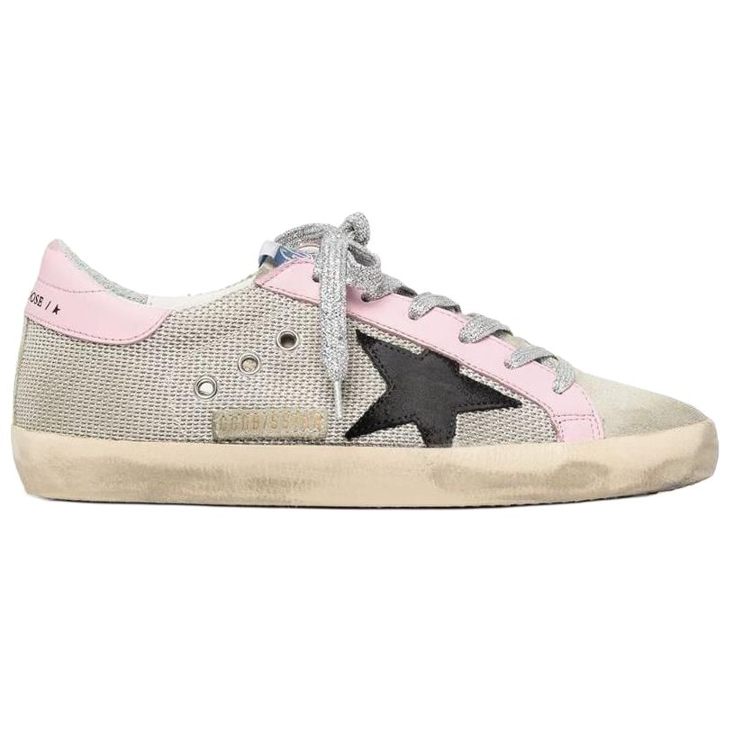 Golden Goose Super Star Low top Skateboard Shoes Women's Gray