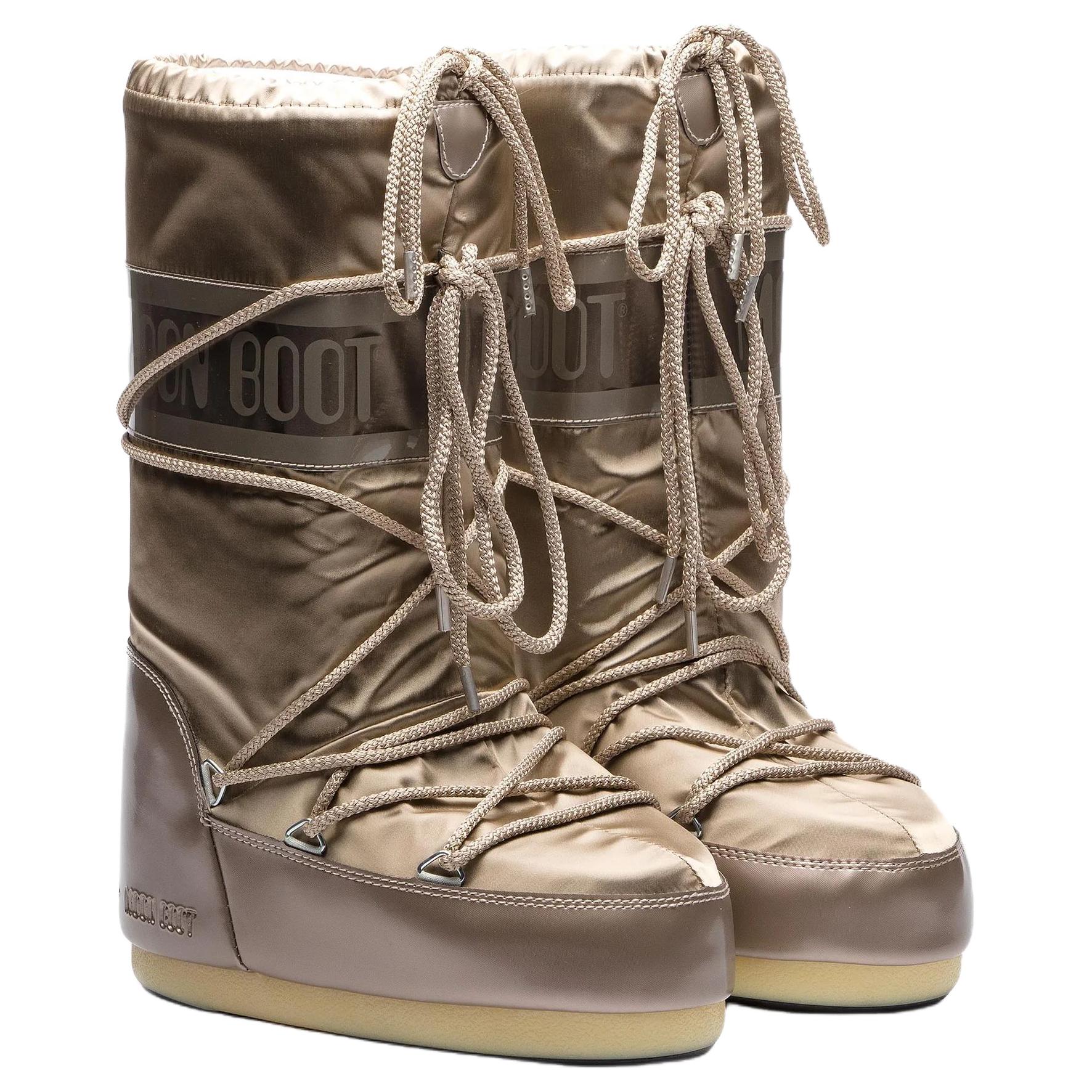 Moon Boot Icon Boot Glance Gold