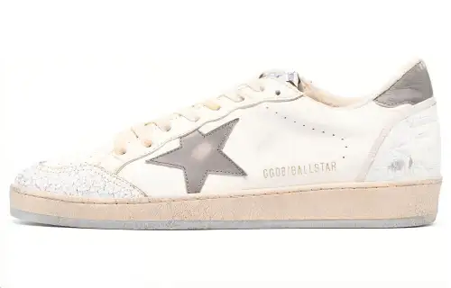 Golden Goose Logo-patch Leather Sneakers