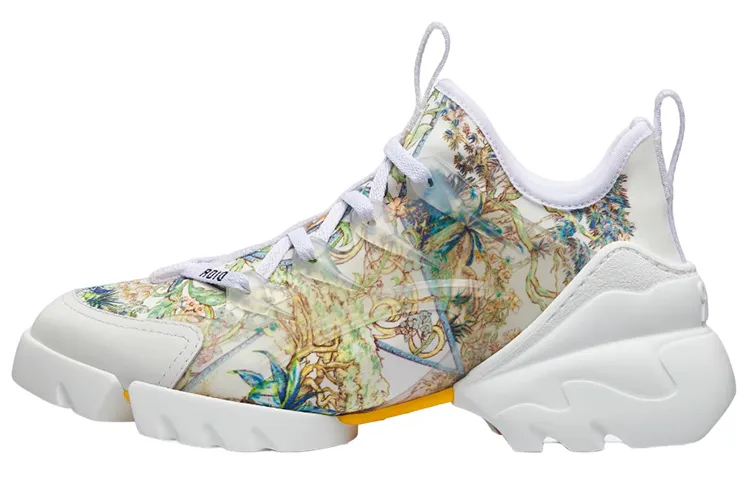 DIOR D Connect Low top Casual Shoes Women's White
