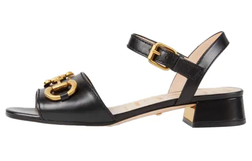 GUCCI Horsebit Leather Sandals Women's