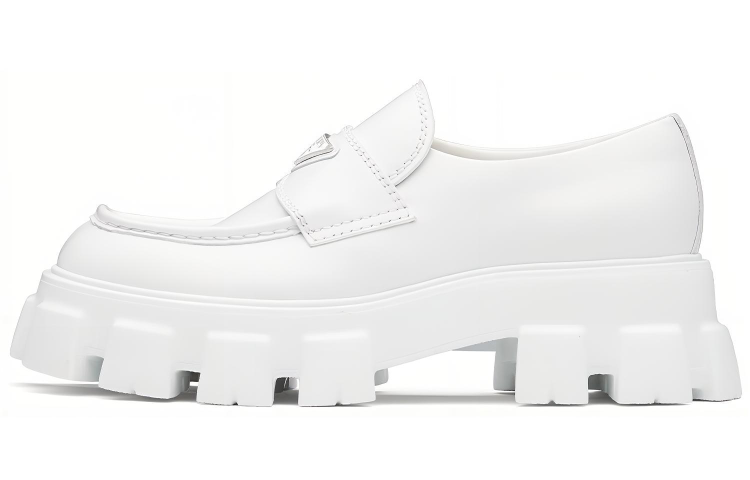 PRADA Monolith Women's Casual Shoes Women's White