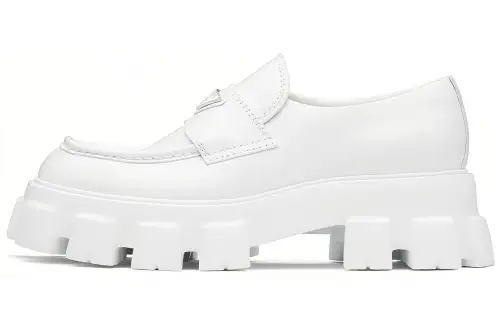 PRADA Monolith Women's Casual Shoes Women's White