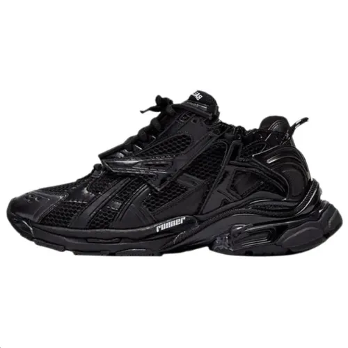KITH x Balenciaga Runner Mesh Low top Chunky Sneakers Men's Black