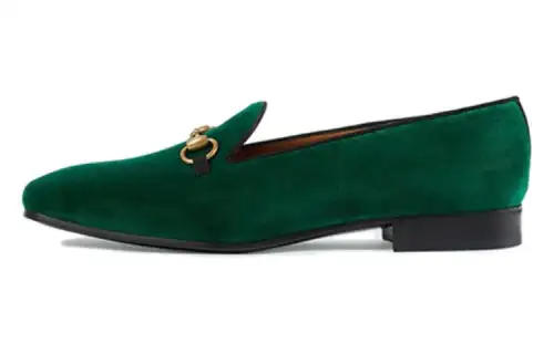 GUCCI Horsebit Men's Casual Shoes Men's Low Top Green