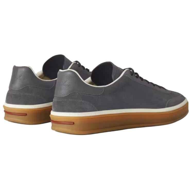 Loro Piana Low top Skateboard Shoes Men's Warm Gray