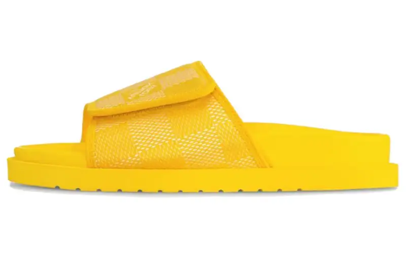 LOUIS VUITTON Miami Fashion Slippers Men's Yellow