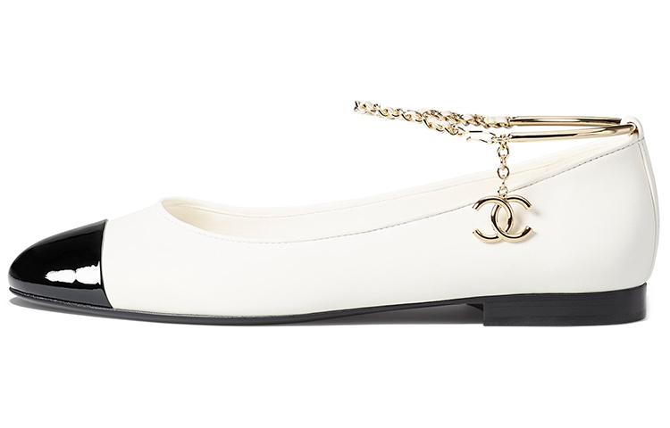 Женские туфли Chanel G38986 Y55859 K4187 (черно-белые)