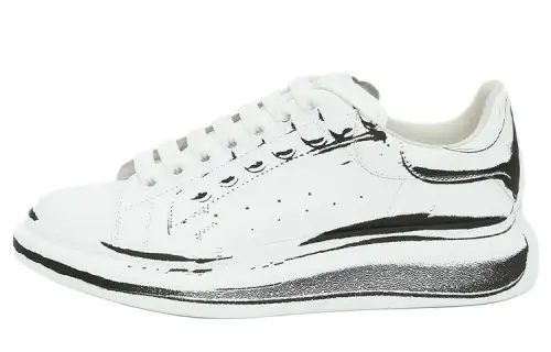 Alexander McQueen Oversized White Black Print