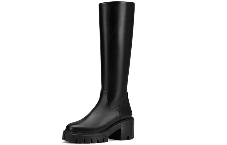 Stuart Weitzman/SW Soho Knee High Boot Cow Leather Knee high Boots Women's Black