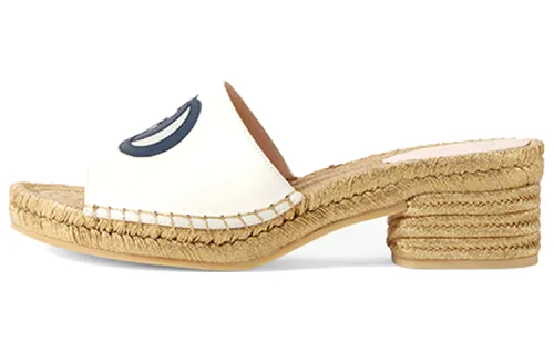 GUCCI Slide Slippers Women's White