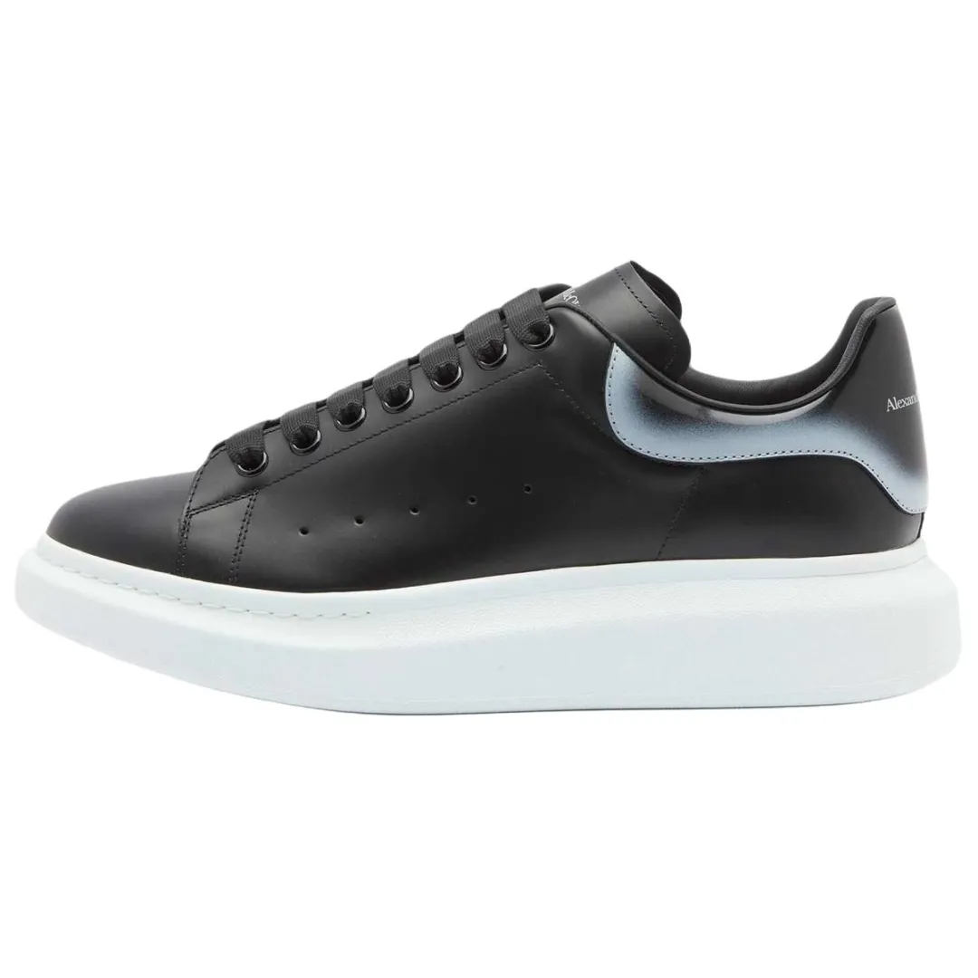 Alexander McQueen Larry Leather Sneakers 'Black White'