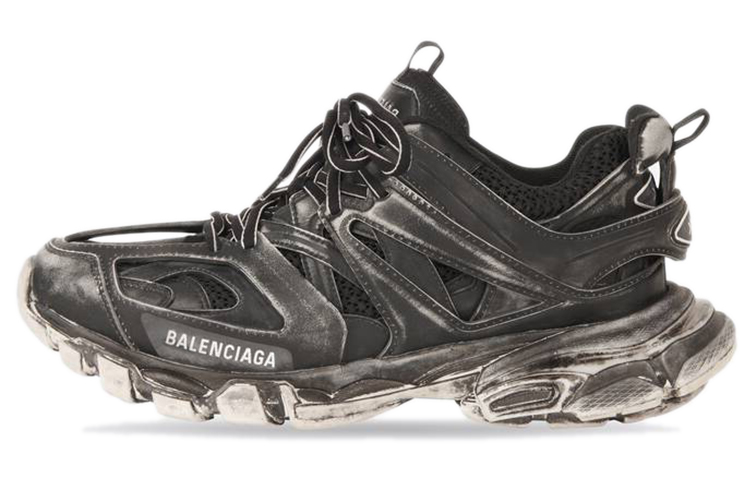 Balenciaga Balenciaga Track distressed thick sole trend low top dad shoes men's black