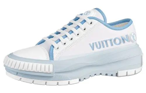 LOUIS VUITTON Squad Sneakers 'White Blue' Women's