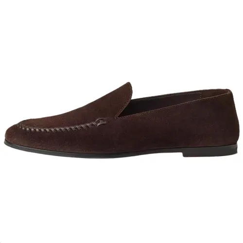 HERMES Ivo Loafers Women's Brown