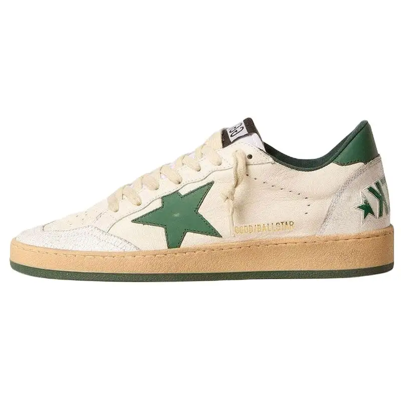 Golden Goose Ball Star Wishes Low top Skateboard Shoes Women's Green