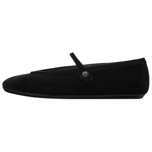 DIOR Flat Mary Jane Shoes Women's Black
