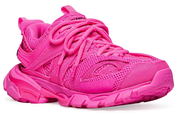 Женские кроссовки Balenciaga Track (розовые) — фото 3