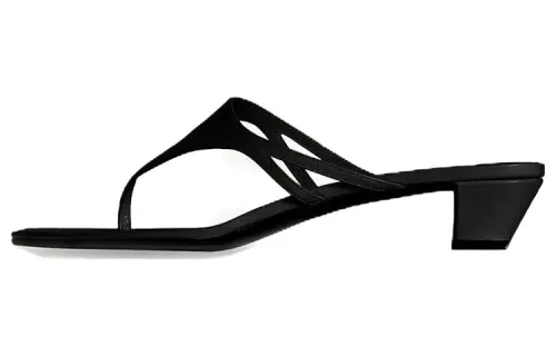 THE ROW Flip Flops 5.1cm Women's Black