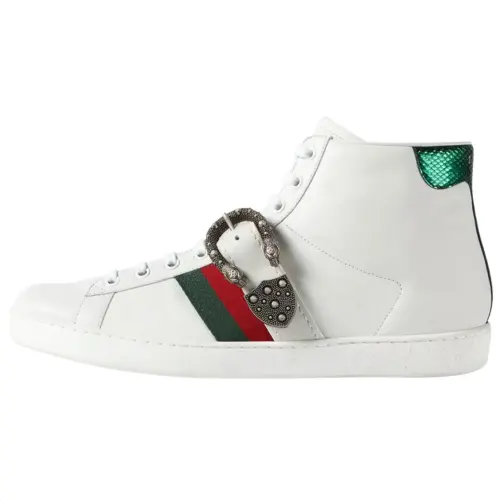 Gucci Ace High 'Dionysus Buckle - White'
