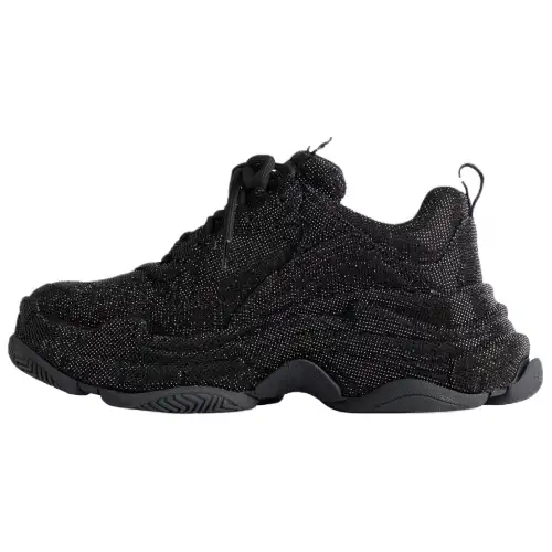 Balenciaga Triple S Low top Chunky Sneakers Women's Black