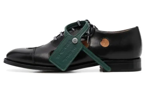 OFF-WHITE x Church's Meteor-holes leather Oxford shoes Women's