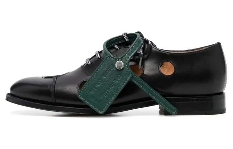 OFF-WHITE x Church's Meteor-holes leather Oxford shoes Women's
