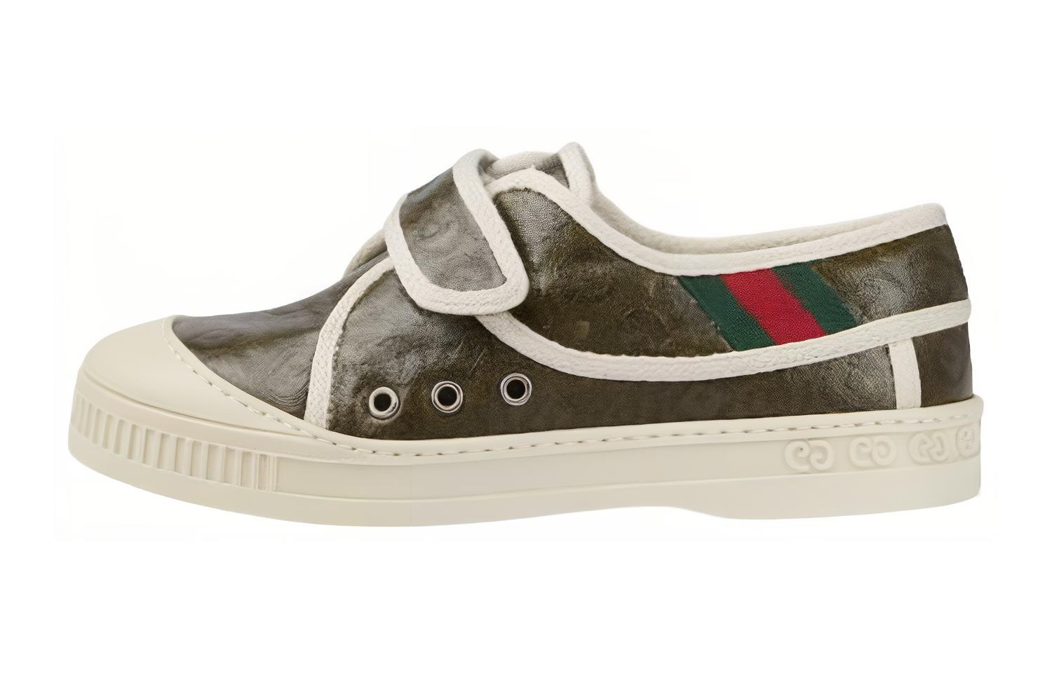 Детские кеды Gucci Tennis 1977 (темно-зеленые)