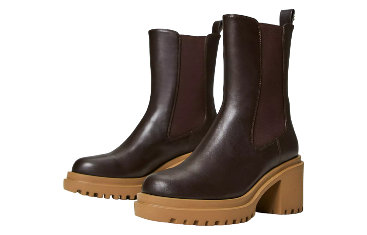 Twinset 85mm Leather Ankle Boots Women's