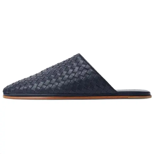 Bottega Veneta Closed Toe Slippers Men's Blue