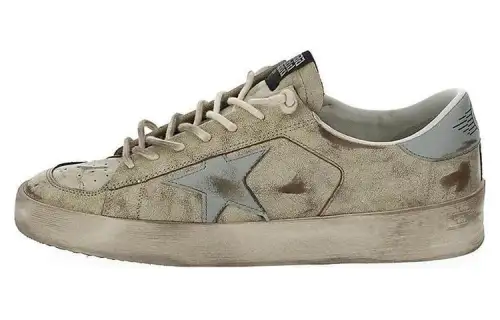 Golden Goose Stardan White Vintage Light Blue