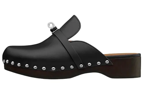 HERMES Carlotta Closed Toe Slippers Women's