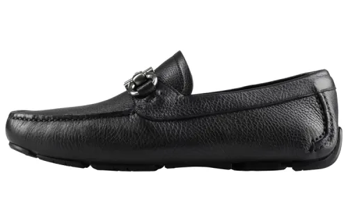 FERRAGAMO Parigi Slip-on Leather Loafers