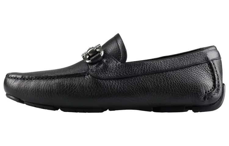FERRAGAMO Parigi Slip-on Leather Loafers