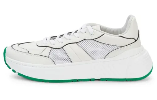 Bottega Veneta Low top Casual Shoes Men's White Green