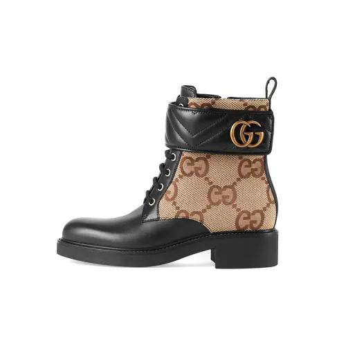 Gucci Wmns Ankle Boot 'Double G - Beige' Women's