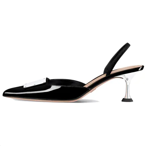 DIOR La Parisienne Dior Slim Heel High Heels Women's Black