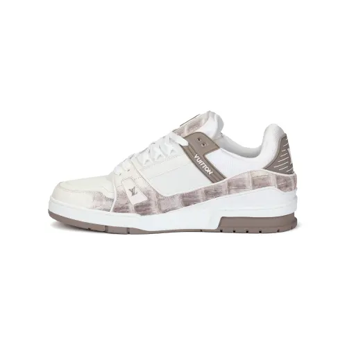LOUIS VUITTON Trainer Low top Skateboard Shoes Unisex Brown