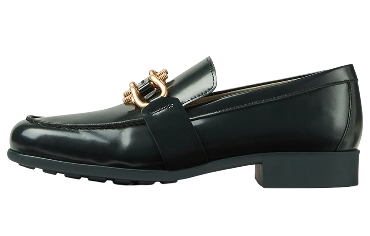 Женские туфли Bottega Bottega Veneta Monsieur (темно-зеленые)