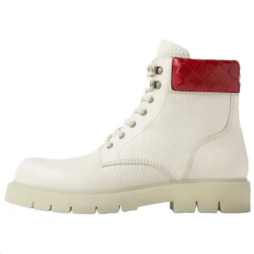 Bottega Veneta Haddock Ankle Boots 4.5cm Men's White