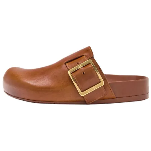 LOEWE Closed Toe Slippers Women's Brown