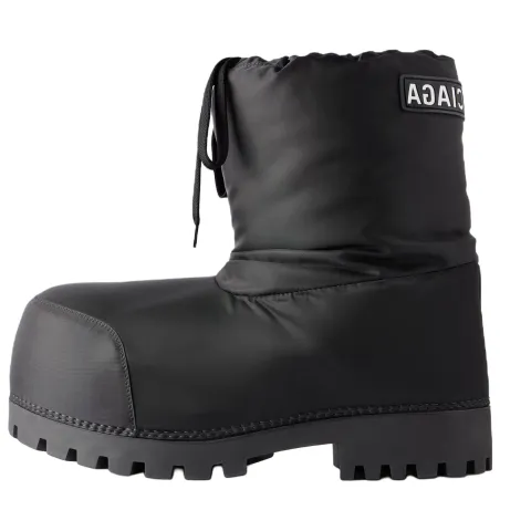 Balenciaga FW24 SKIWEAR Collection Short Snow Boots Women's Black