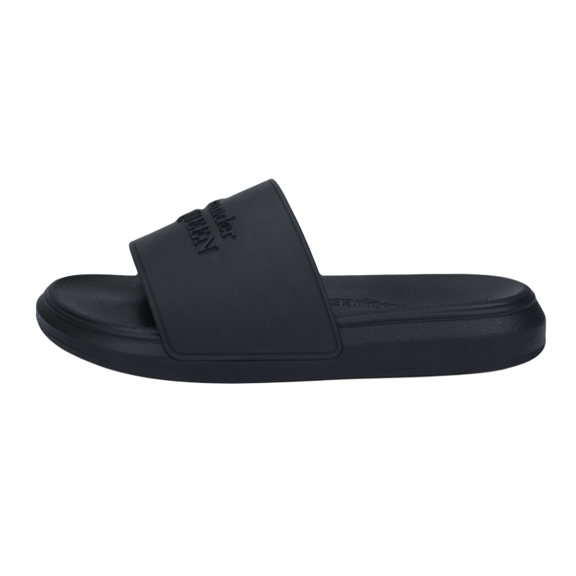 Женские шлепанцы Alexander McQueen Pool Slide (черные)