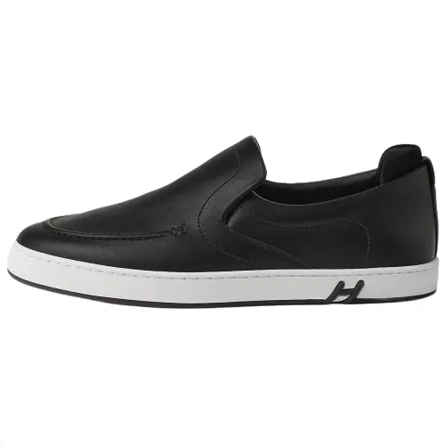 HERMES Kiddy Casual Shoes 2.6cm Men's Black